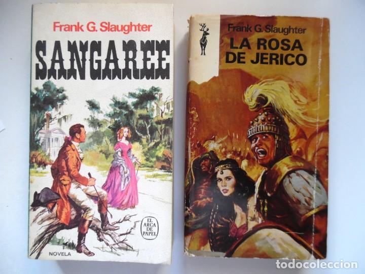 Libros de segunda mano: Frank G. Slaughter: Sangaree + La rosa de Jeric&oacute; - Foto 1