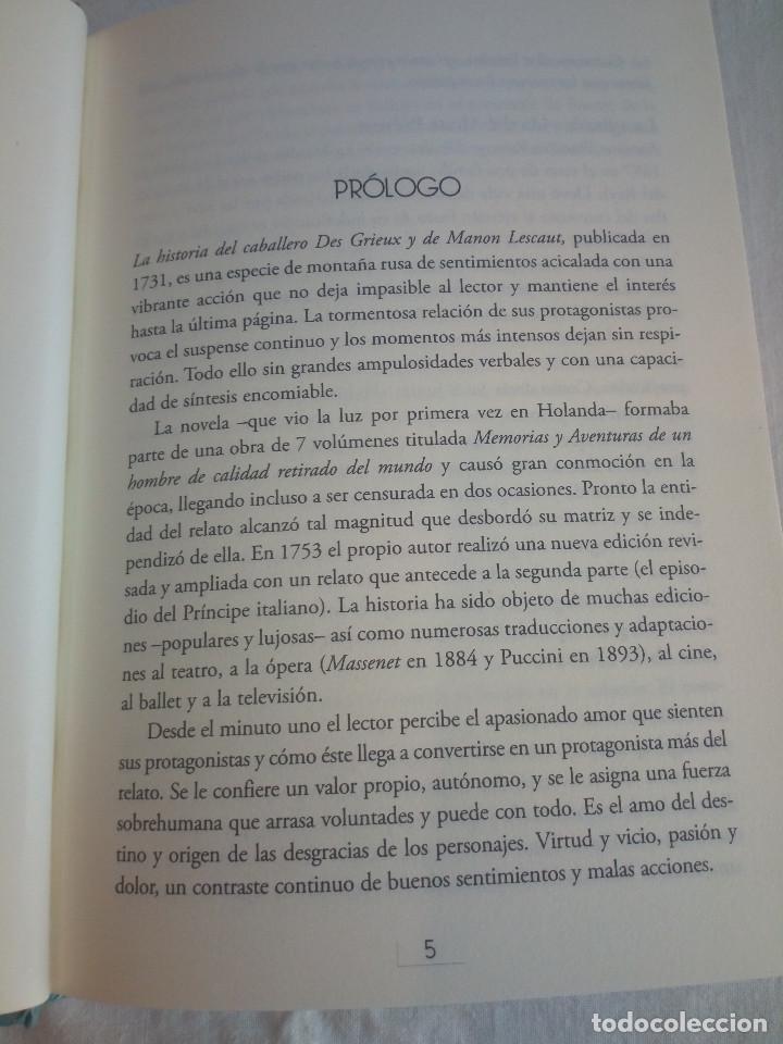 Libros de segunda mano: 560-MANON LESCAUT, Abate Prevost, 2013 - Foto 8
