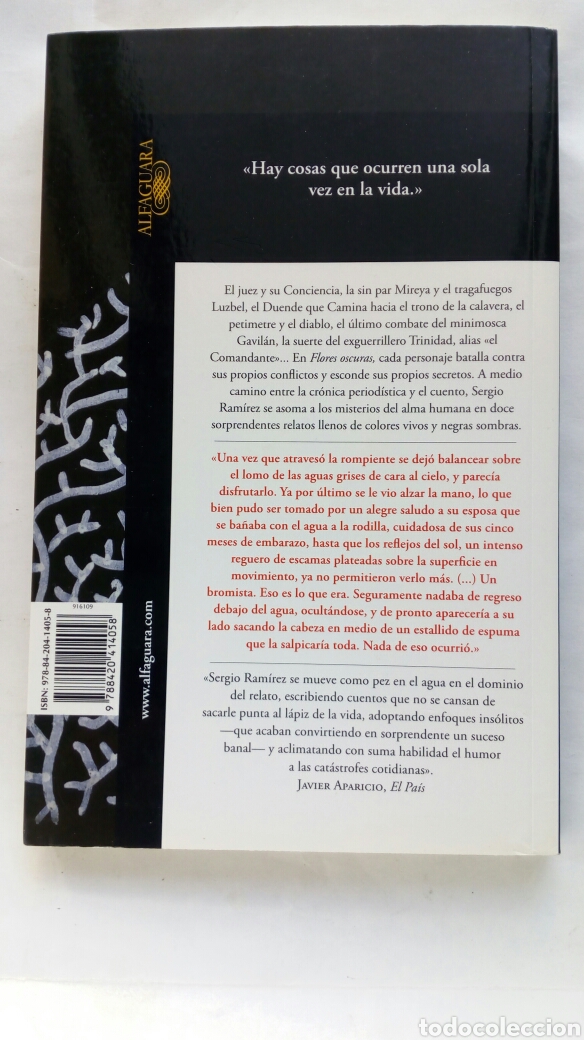 Libros de segunda mano: Flores Oscuras. Sergio Ram&iacute;rez. - Foto 2