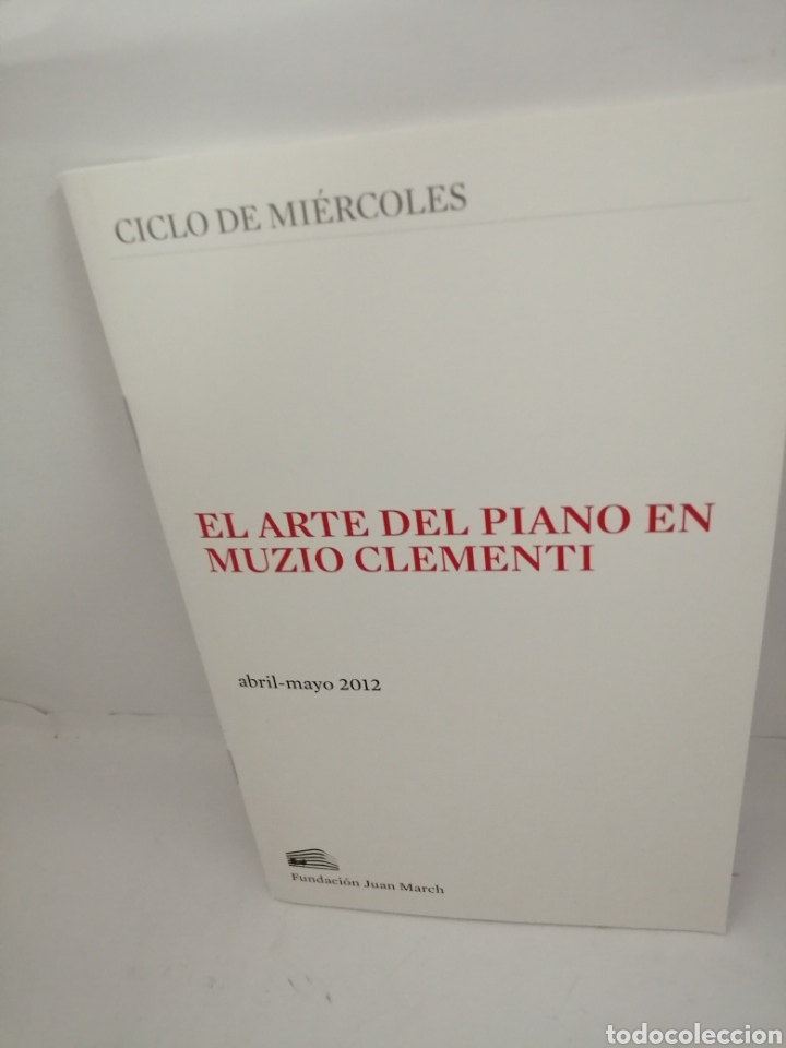 Libri di seconda mano: EL ARTE DEL PIANO EN MUZIO CLEMENTI DE Luca Chiantori (introduccion y notas)