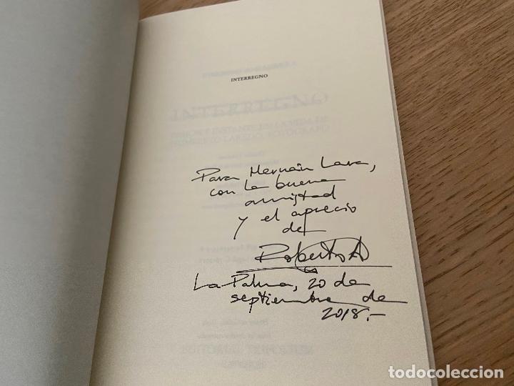 Libros de segunda mano: Interregno - Cabrera, Roberto A. Dedicado - Foto 2