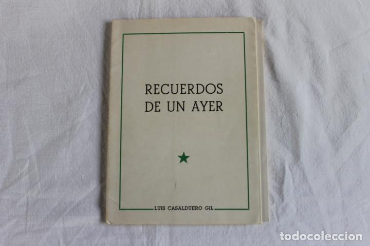 Libros de segunda mano: RECUERDOS DE UN AYER - Foto 1