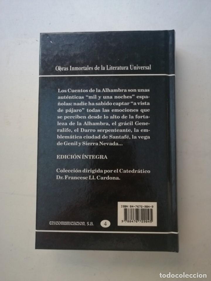 Libros de segunda mano: CUENTOS DE LA ALHAMBRA. EDICI&Oacute;N INTEGRA .WASHINGTON IRVING. - Foto 2