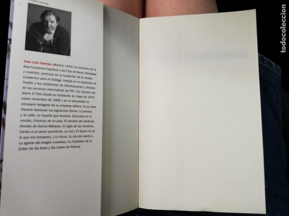 Libros de segunda mano: Francomoribundia. Juan Luis Cebri&aacute;n. - Foto 2