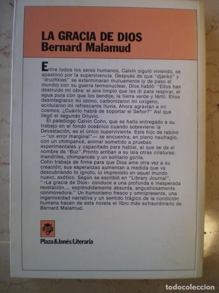 Libros de segunda mano: BERNARD MALAMUD - LA GRACIA DE DIOS - Foto 2