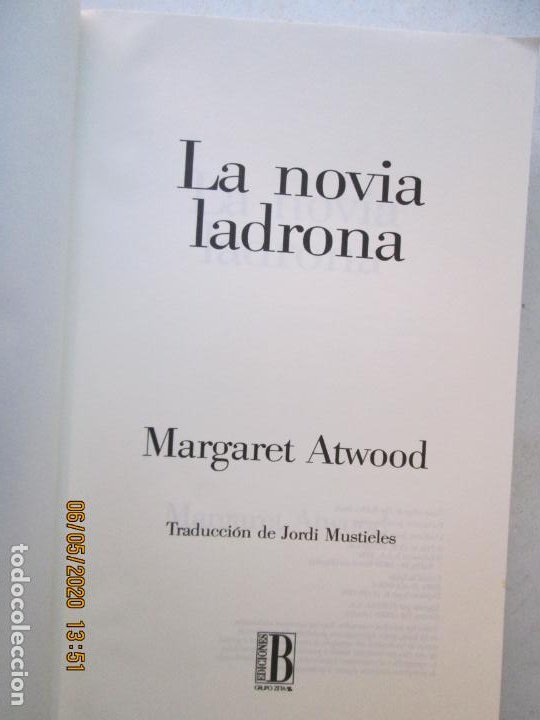 Ladrona Novia Libro en Rústica Margaret Atwood