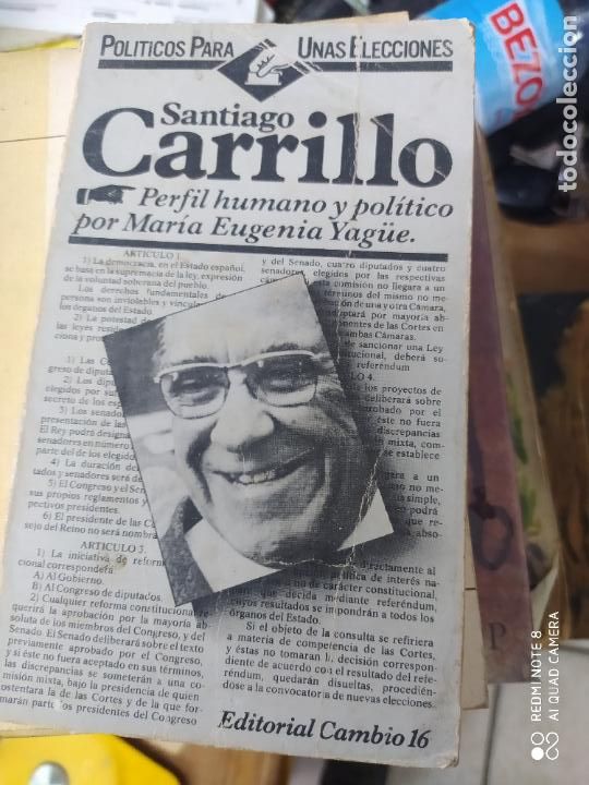Libros de segunda mano: Santiago Carrillo. L.36-600 - Foto 1