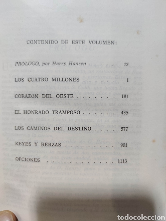Libros de segunda mano: Obras selectas. Henry O - Foto 4