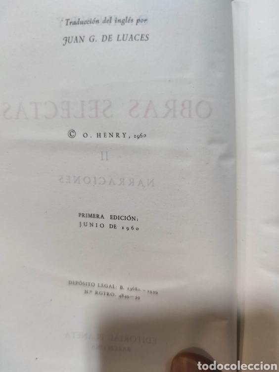 Libros de segunda mano: Obras selectas. Henry O - Foto 8