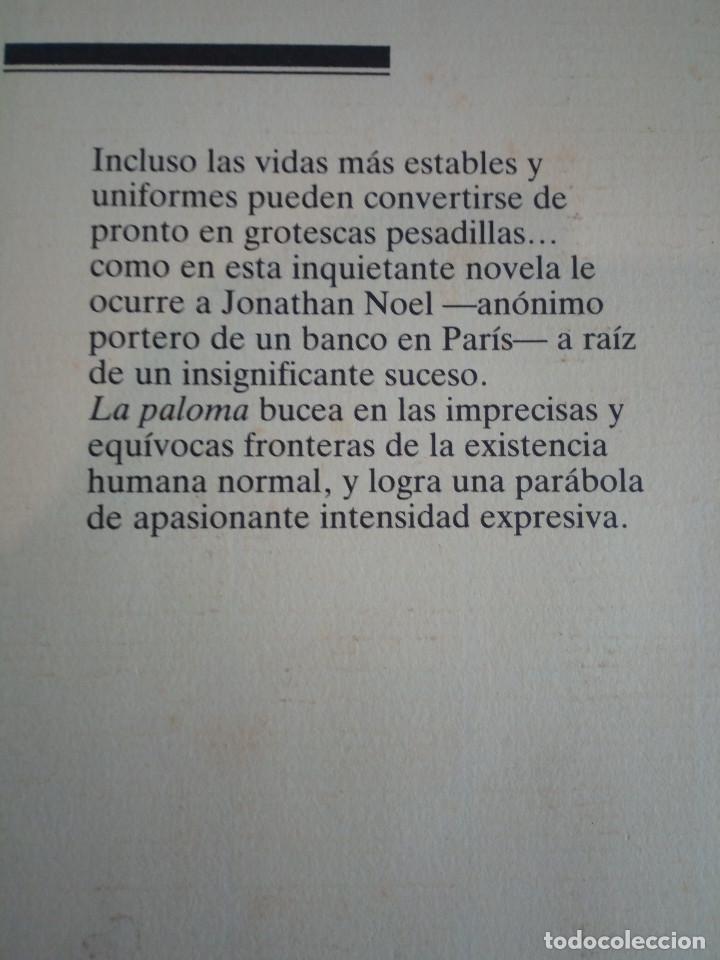 Libros de segunda mano: 577-LA PALOMA, Patrick Suskind, 1987 - Foto 2