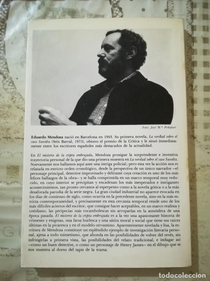 Libros de segunda mano: El misterio de la cripta embrujada - Eduardo Mendoza - Foto 2