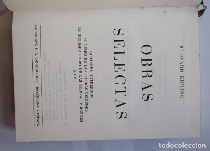 Libros de segunda mano: RUDYARD KIPLING Obras selectas. Caroggio - Foto 2