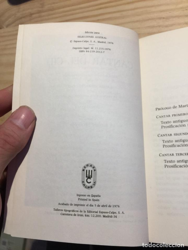 Libros de segunda mano: Cantar del Cid - Anonimo - Foto 2