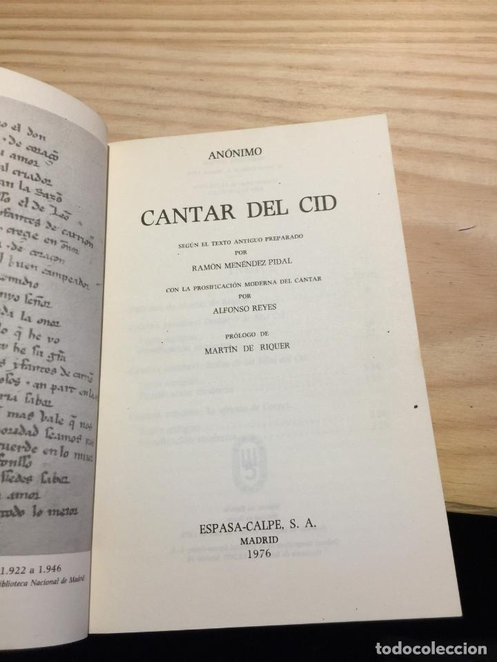 Libros de segunda mano: Cantar del Cid - Anonimo - Foto 3