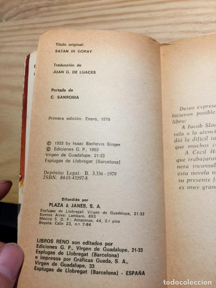 Libros de segunda mano: Satan en Goray - Isaac Bashevis Singer - Foto 2