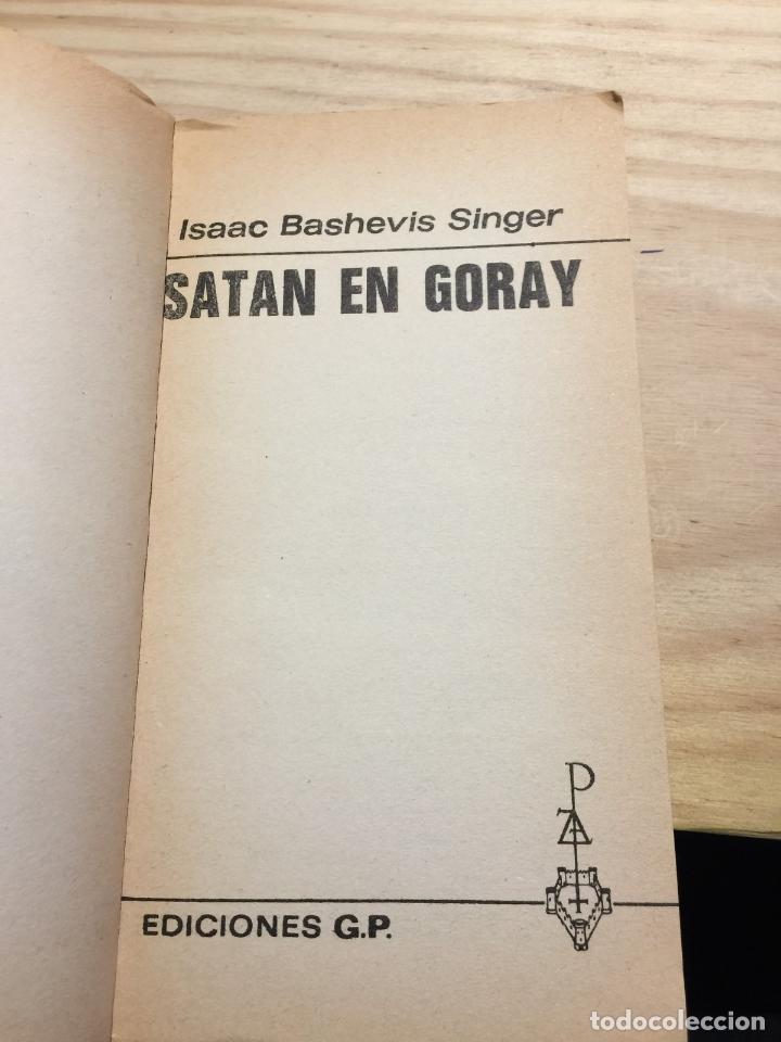 Libros de segunda mano: Satan en Goray - Isaac Bashevis Singer - Foto 5