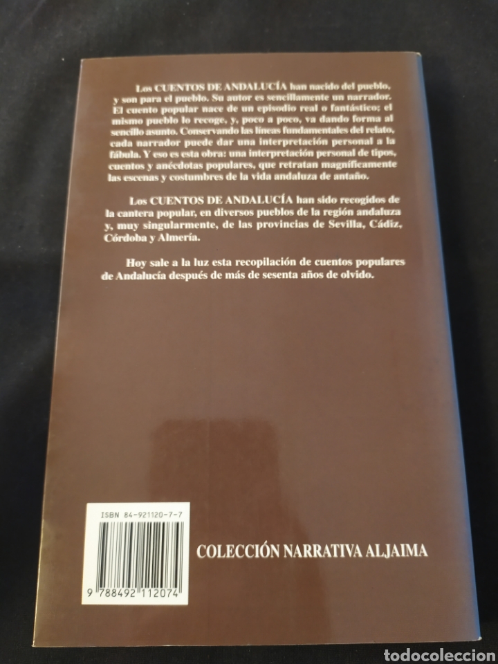 Libros de segunda mano: Cuentos de Andaluc&iacute;a. Luis Le&oacute;n Dom&iacute;nguez - Foto 3