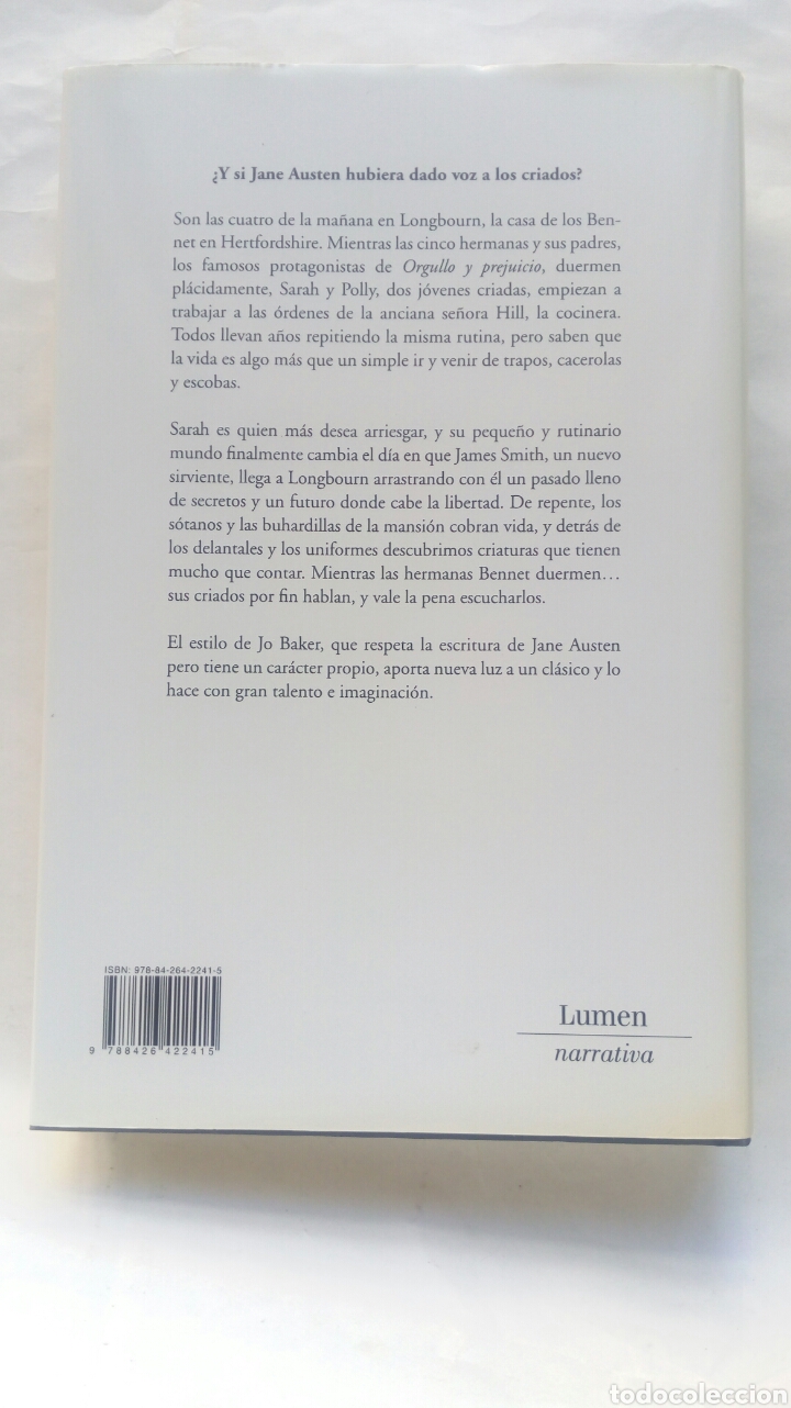 Libros de segunda mano: Las sombras de Longbourn. Jo Baker. - Foto 2