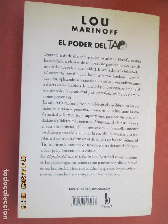 Libros de segunda mano: EL PODER DEL TAO , LOU MARINOFF - EDICIONES B - 1&ordf; EDC 2011 - Foto 2