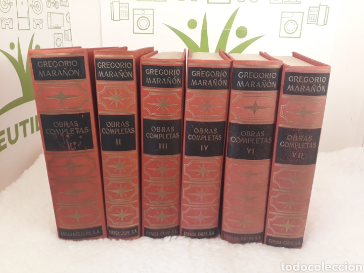 Libros de segunda mano: Gregorio Mara&ntilde;on. Obras completas. 6 tomos. - Foto 1