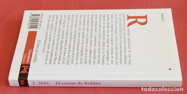 Libros de segunda mano: EL CANTAR DE ROLD&Aacute;N - VERSI&Oacute;N BENJAM&Iacute;N JARN&Eacute;S - ALIANZA EDITORIAL - Foto 2
