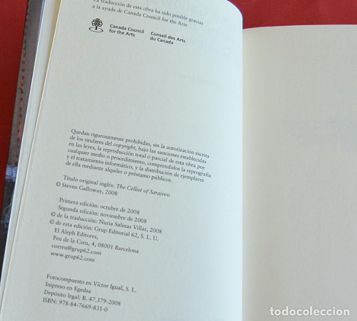 Libros de segunda mano: EL VIOLONCHELISTA DE SARAJEVO - STEVEN CALLOWAY - Foto 3
