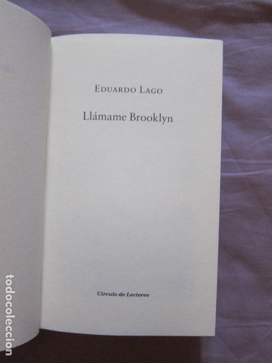 Libros de segunda mano: LL&Aacute;MAME BROOKLYN - EDUARDO LAGO - Foto 1