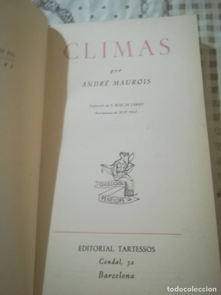 Libros de segunda mano: Climas - Andr&eacute; Maurois - 1942 - Foto 1