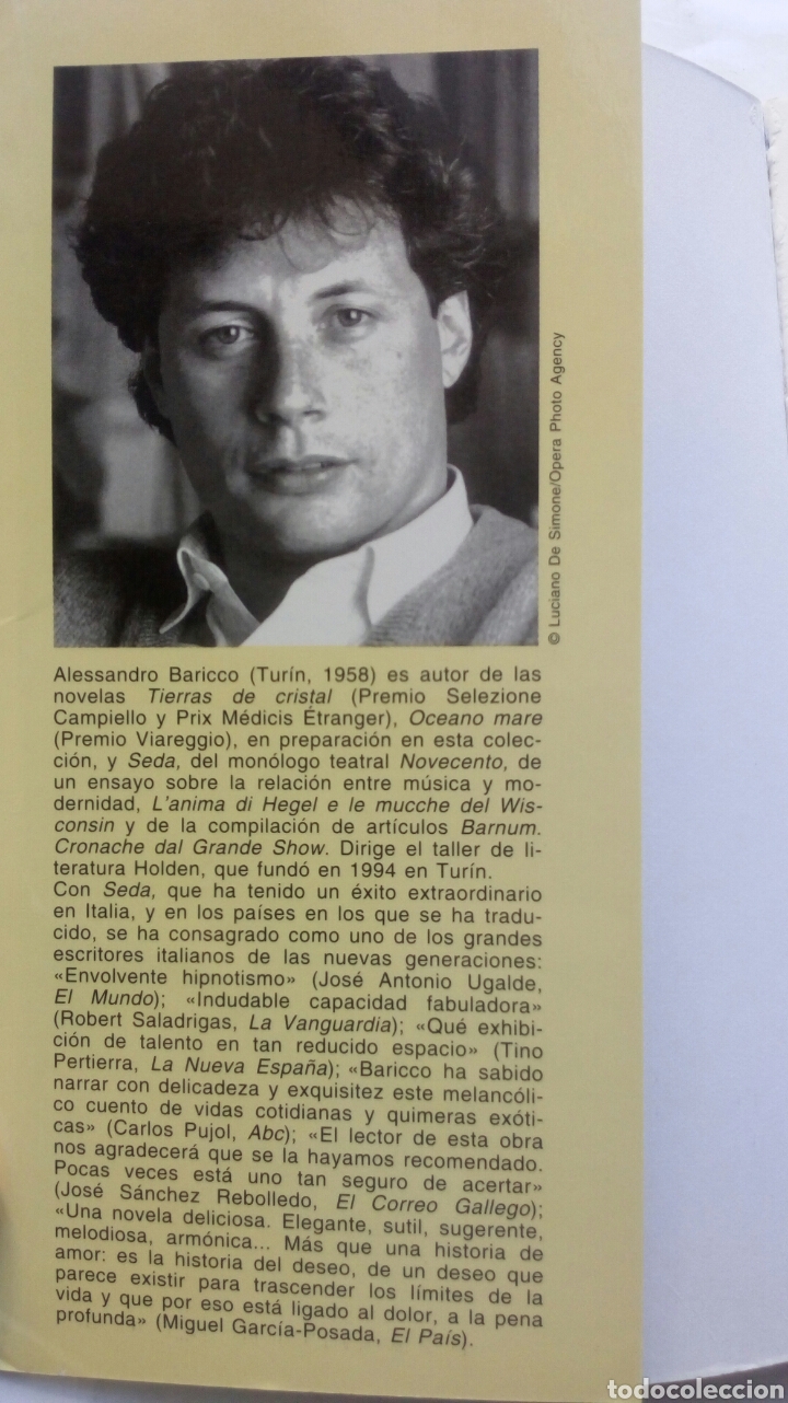 Libros de segunda mano: Tierras de cristal. Alessandro Baricco. - Foto 3