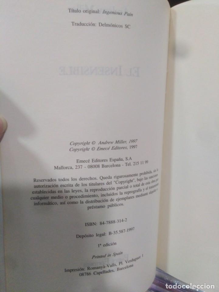Libros de segunda mano: EL INSENSIBLE - ANDREW MILLER - Foto 2
