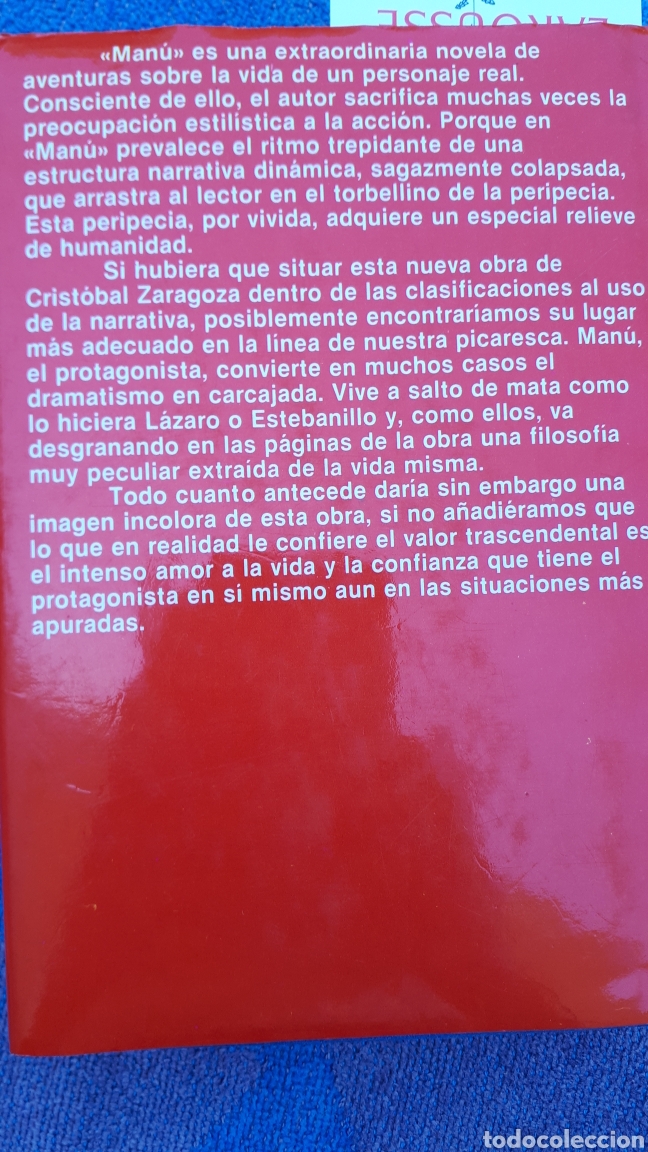 Libros de segunda mano: Manu - Crist&oacute;bal Zaragoza - Foto 2