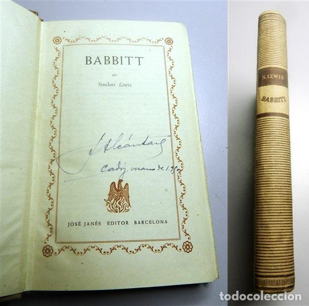 Libros de segunda mano: LEWIS, Sinclair. Babbitt - Foto 1