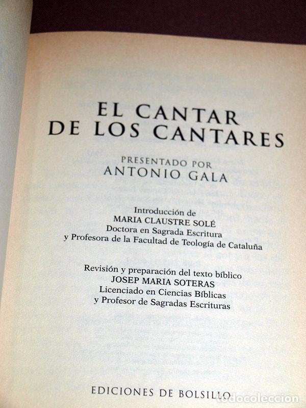 El Cantar De Los Cantares Biblia Catolica