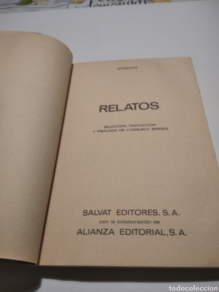 Libros de segunda mano: Libro relatos Stendhal - Foto 2
