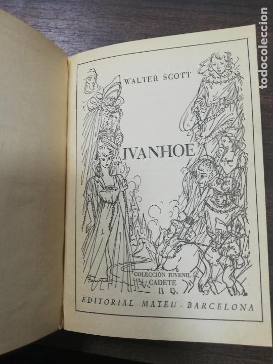 Libros de segunda mano: IVANHOE. WALTER SCOTT. EDITORIAL MATEU. - Foto 2
