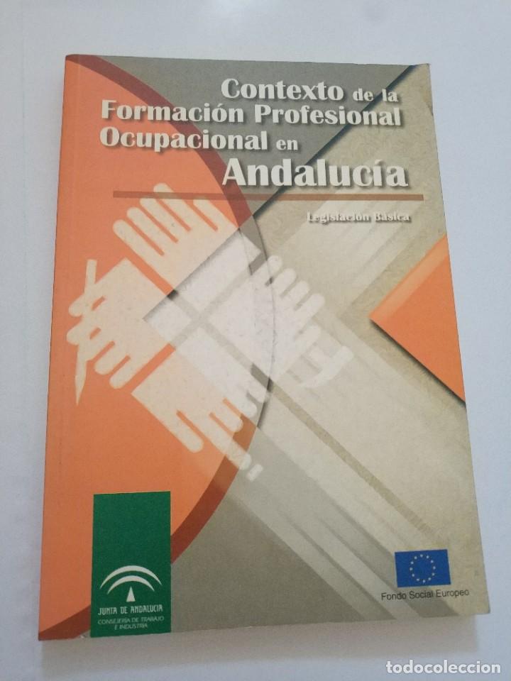 Libros de segunda mano: CONTEXTO DE LA FORMACION PROFESIONAL OCUPACIONAL EN ANDALUCIA (LEGISLACION BASICA)