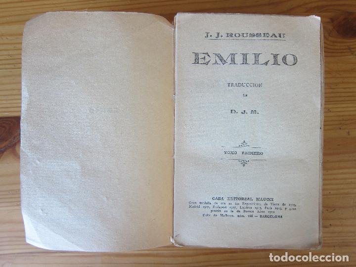 Libros de segunda mano: EMILIO - J.J. ROUSSEAU - Foto 2