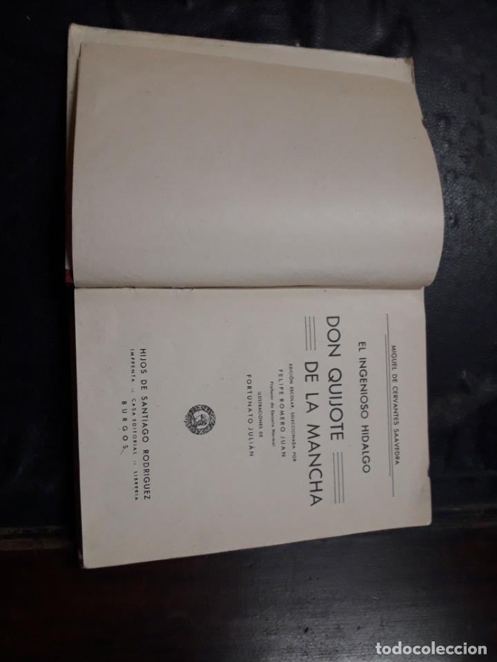 Libros de segunda mano: D. Quijote de la Mancha 1945 - Foto 4