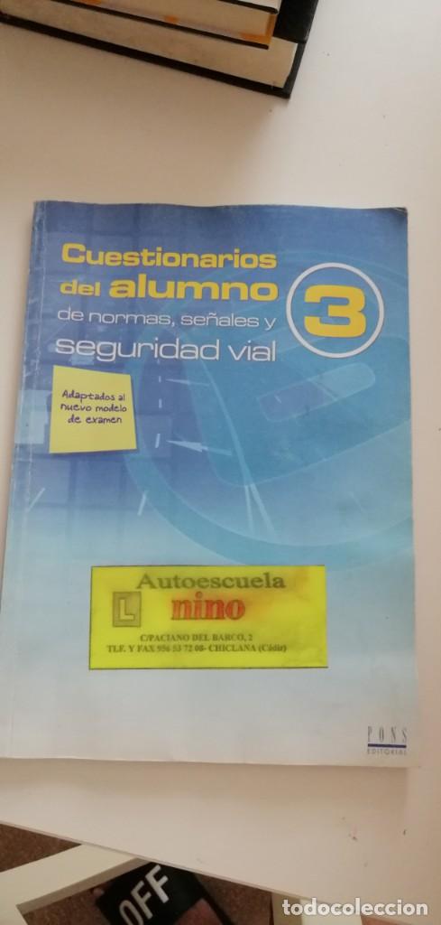 Libri di seconda mano: G-27 LIBRO CUESTIONARIOS DE ALUMNOS SEGURIDAD VIAL