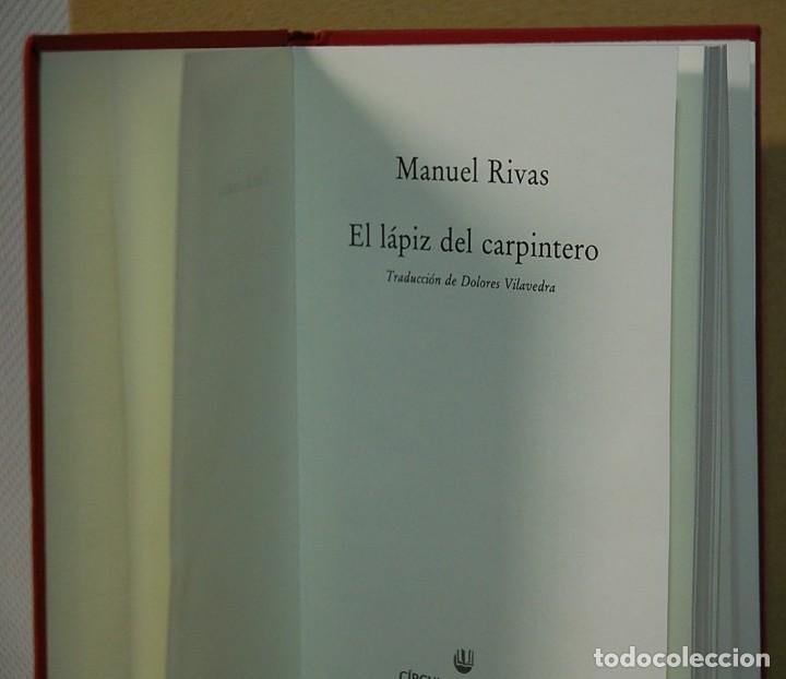Libros de segunda mano: MANUEL RIVAS. EL LAPIZ DEL CARPINTERO. CIRCULO DE LECTORES - Foto 1
