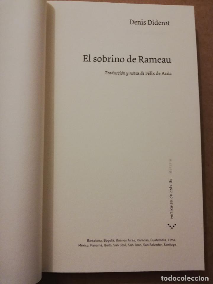 Libros de segunda mano: EL SOBRINO DE RAMEAU (DENIS DIDEROT) - Foto 2