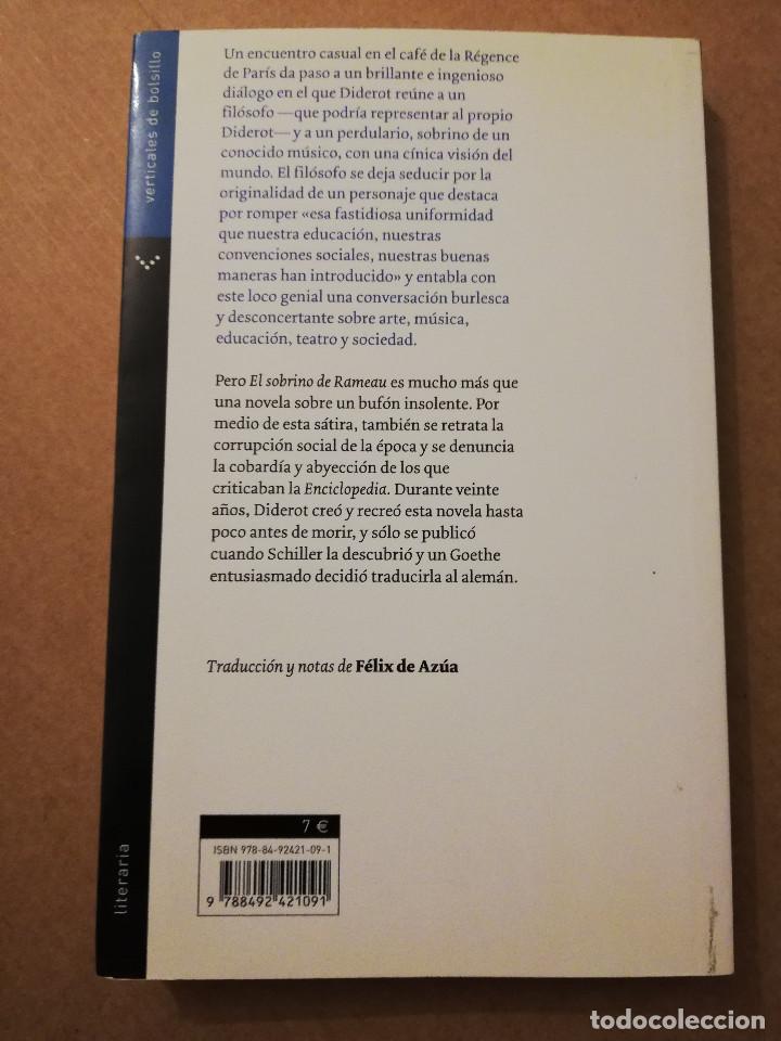 Libros de segunda mano: EL SOBRINO DE RAMEAU (DENIS DIDEROT) - Foto 3