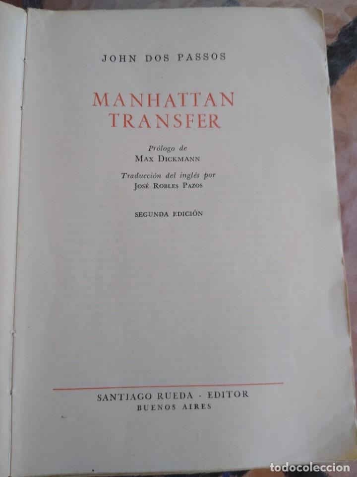 Libros de segunda mano: Manhattan Transfer de John Dos Passos - Foto 3