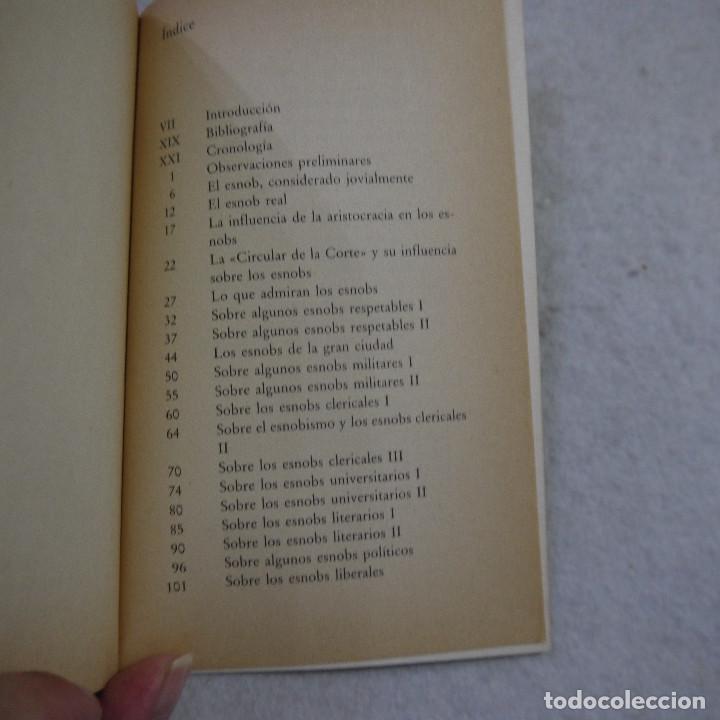 Libros de segunda mano: EL LIBRO DE LOS ESNOBS - WILLIAM THACKERAY - MONDADORI - 1990 - Foto 4