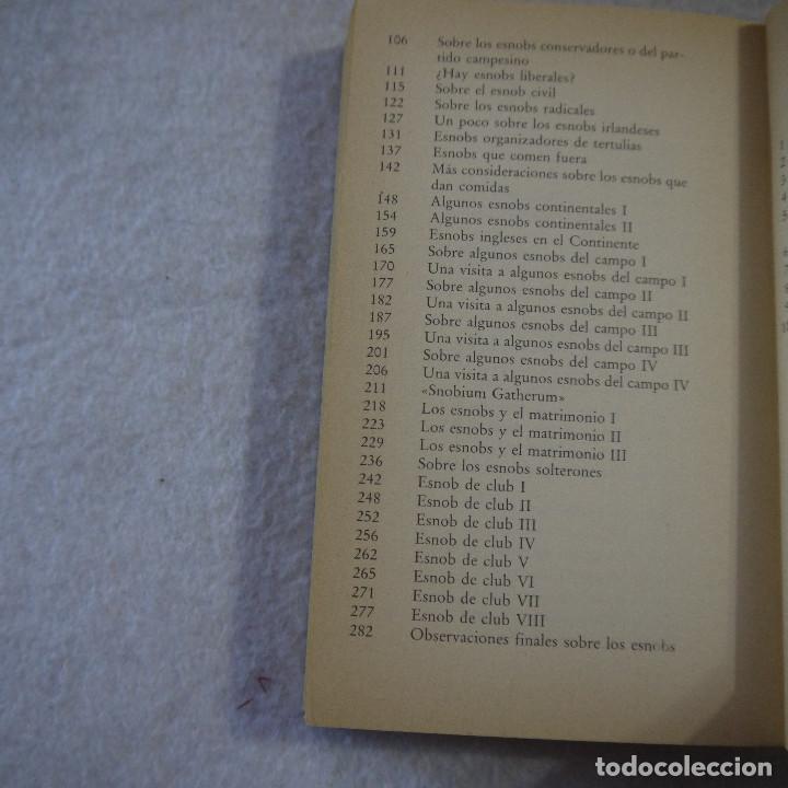 Libros de segunda mano: EL LIBRO DE LOS ESNOBS - WILLIAM THACKERAY - MONDADORI - 1990 - Foto 5