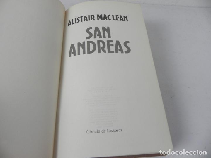 Libros de segunda mano: SAN ANDREAS (ALISTAIR MAC LEAN) CIRCULO DE LECTORES-1987 - Foto 3