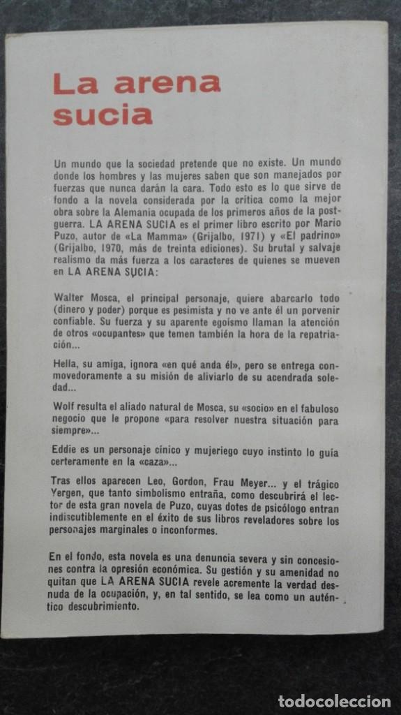 Libros de segunda mano: La Arena Sucia - Foto 2