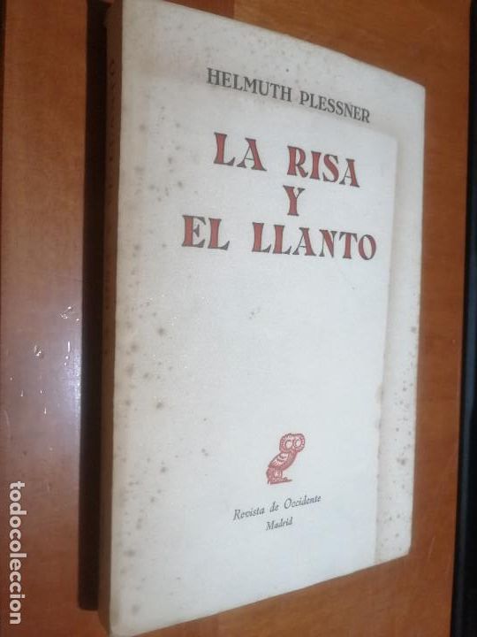 Libros de segunda mano: LA RISA Y EL LLANTO. HELMUTH PLESSNER. PORTADA MANCHADA. RESTO BUEN ESTADO e2 a - Foto 1
