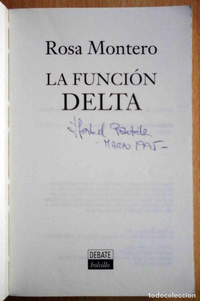 Libros de segunda mano: La funci&oacute;n Delta (Rosa Montero) Debate 1993 - Foto 2