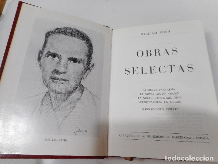 Libros de segunda mano: WILLIAM IRISH Obras selectas Q2432A - Foto 2